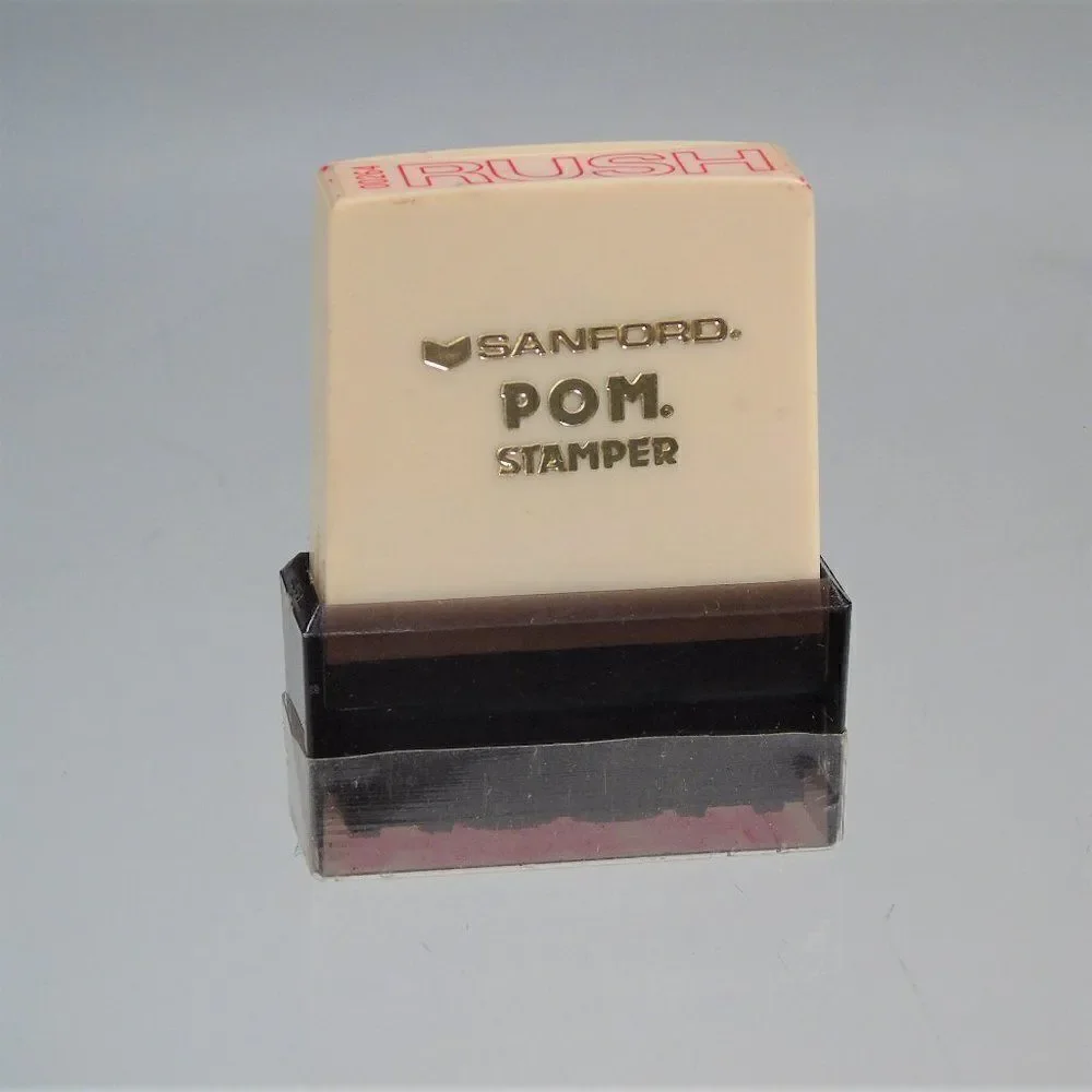 Vintage Office Stampers Cash & Rush